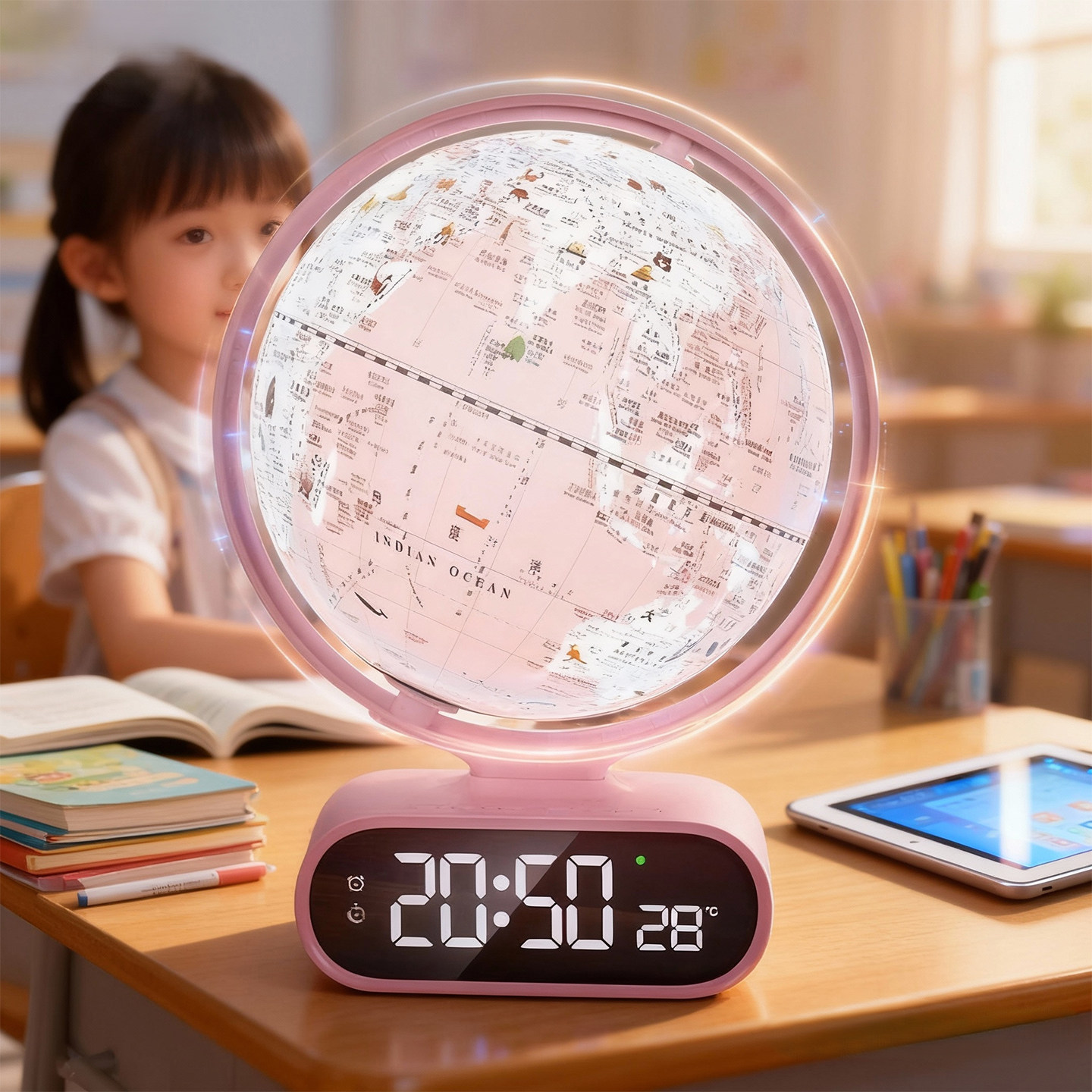 天屿AI智能地球仪正版AR学生用初中小学生用带灯发光会说话的20