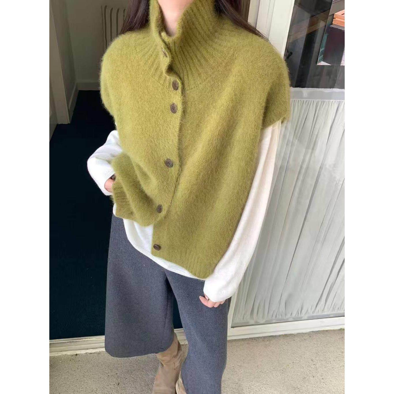 定制100羊毛衫2025春季新款时尚百搭高领无袖针织衫女宽松显瘦,个性定制/设计服务/DIY,毛衣加工定制,淘宝优惠券,粉丝福利购,淘宝优惠卷