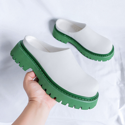 个性原创设计夏季外穿包头半拖鞋