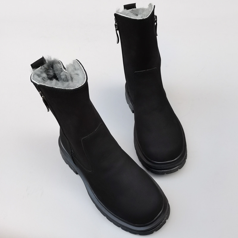 羊皮毛一体女鞋真皮纯羊毛外贸保暖防滑中筒加厚东北大棉雪地靴冬,女鞋,时尚雪地靴,淘宝优惠券,粉丝福利购,淘宝优惠卷
