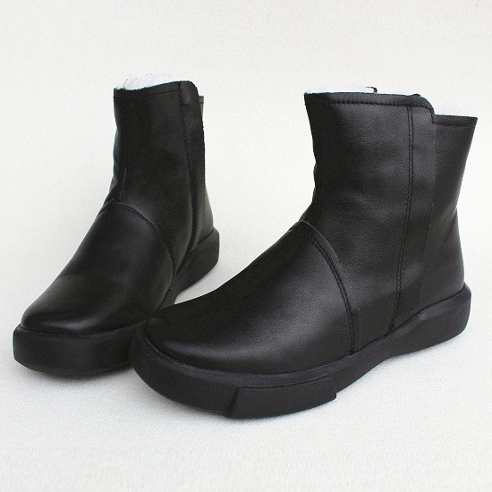 里外全真皮羊毛大棉短靴女鞋冬季