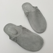 外贸头层牛皮镂空透气软底复古手工凉拖鞋 真皮纯皮包头男士 拖鞋 夏