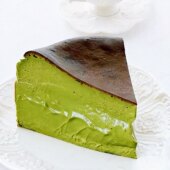 无蔗糖6寸抹茶流心巴斯克芝士奶酪蛋糕健康零食网红甜品生日礼物