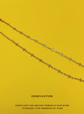 DosPuntos 在无爱之森呐喊 十字架镀金锁骨链choker项链暗黑复古