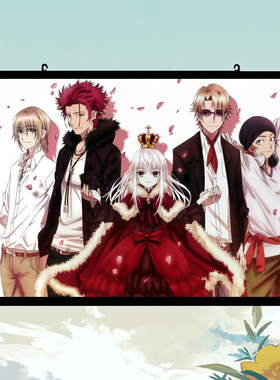 K Project周边海报夜刀神狗朗雪染菊理周防尊动漫长方形挂画现货