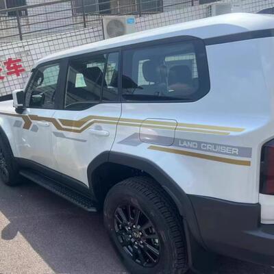 适用24款普拉多车身拉花丰田霸道LC250彩条原厂进口车贴贴纸腰线