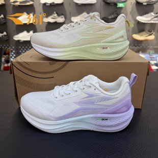 361度速湃float3女士2026春款 582612202 缓震回弹轻便透气运动跑鞋