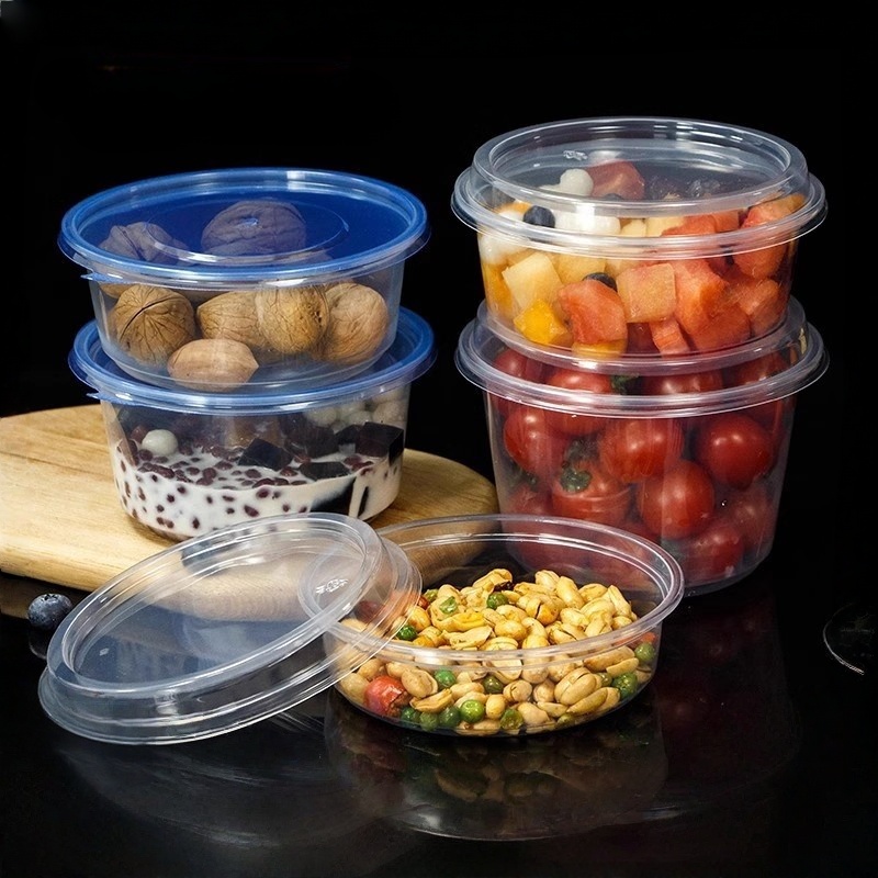 一次性打包碗超凡圆形塑料快餐盒