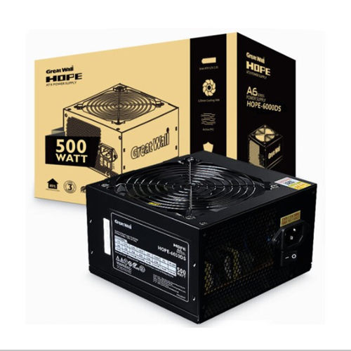 长城额定500w静音主机电脑电源
