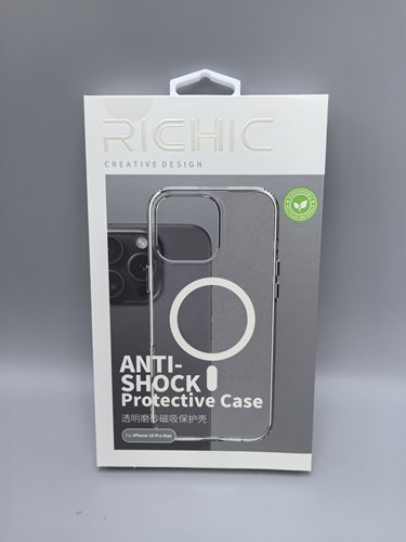 RICHIC磨砂磁吸手机壳iPhone16ProMax磨砂肤感亚克力半透明保护壳