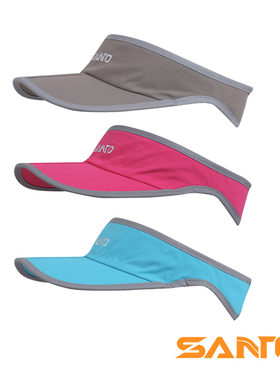 山拓跑步空顶帽男女情侣夏户外运动棒球帽防晒遮阳帽鸭舌太阳帽子