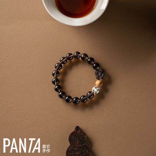 「凤凰单丛」老山檀香冰曜石手串