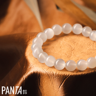 PANTA手作「阿芙罗狄忒」白月光手串奶油体清冷感天然水晶拉长石