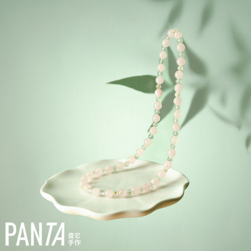 「窑变」葡萄石马粉手串PANTA