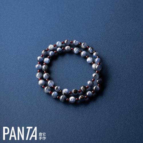 「点绛唇」蓝晶石手串PANTA手作