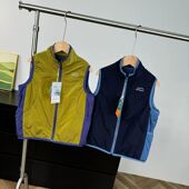 25秋冬新款 坎肩加绒背心学生运动2592 薄绒马甲休闲儿童无袖