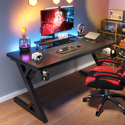 电脑桌台式家用卧室游戏电竞桌子