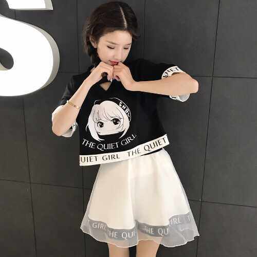 小萝莉软妹两件套装二次元