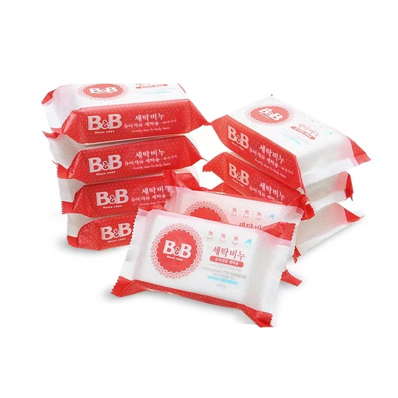 韩国保宁皂洗衣皂200g*12块装洋槐香新生宝宝专用肥皂婴儿尿布皂