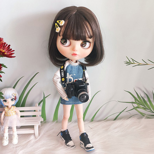 小布3分4分6分bjd迷你单反sd棉花娃娃p20素体数码相机拍摄道具
