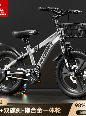 凤凰(Phoenix)儿童自行车3-6岁-12岁男孩女童14-20寸辅助轮小单车