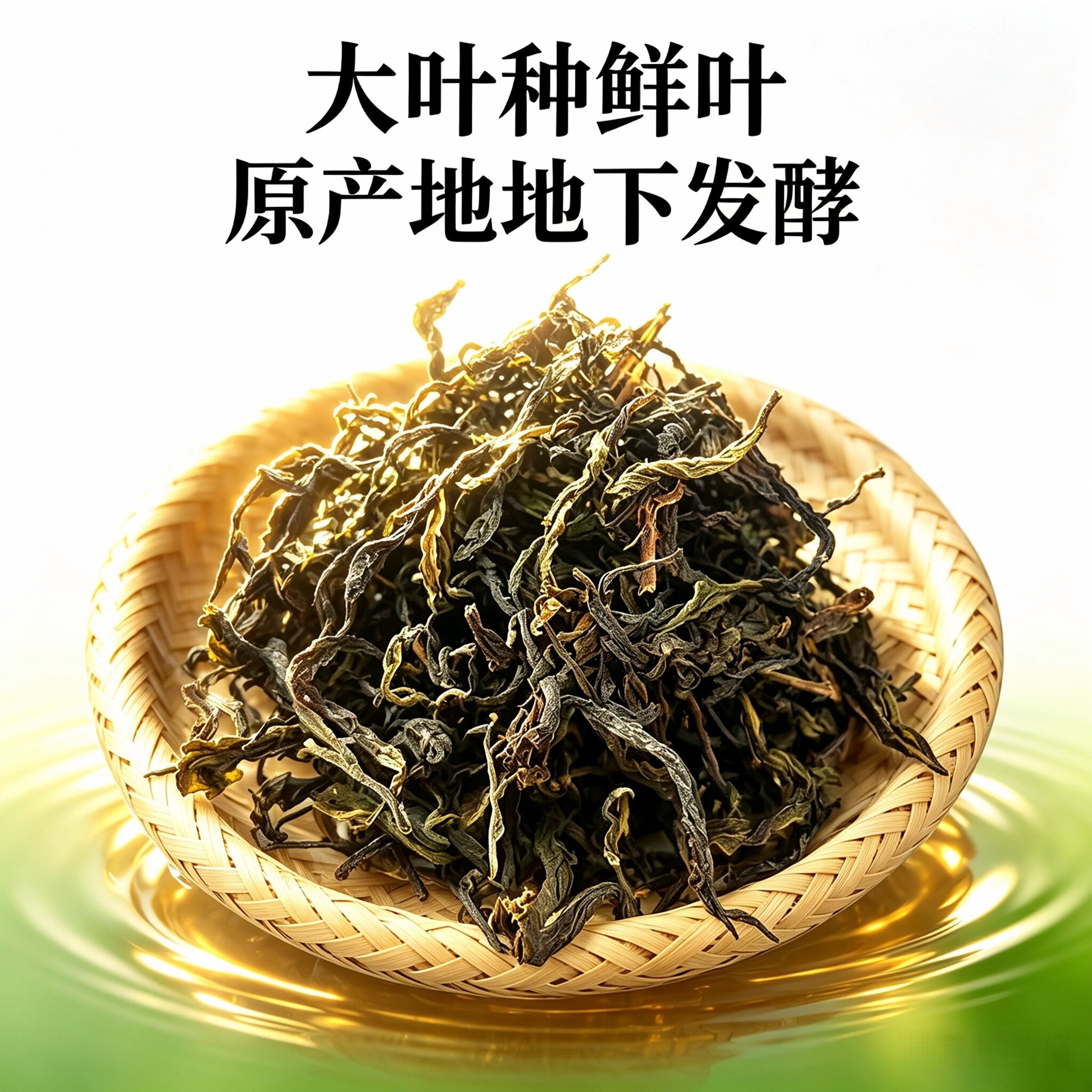 厂家非遗德昂酸茶厌氧发微酸回甘特色产区绿茶