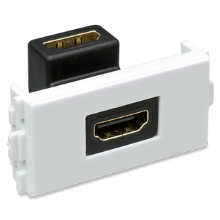 HDMI面板高清对插模块86墙插座90度弯头免焊接2.0版1080P工程布线