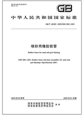GB/T 46229-2025 喷砂用橡胶软管 是图书