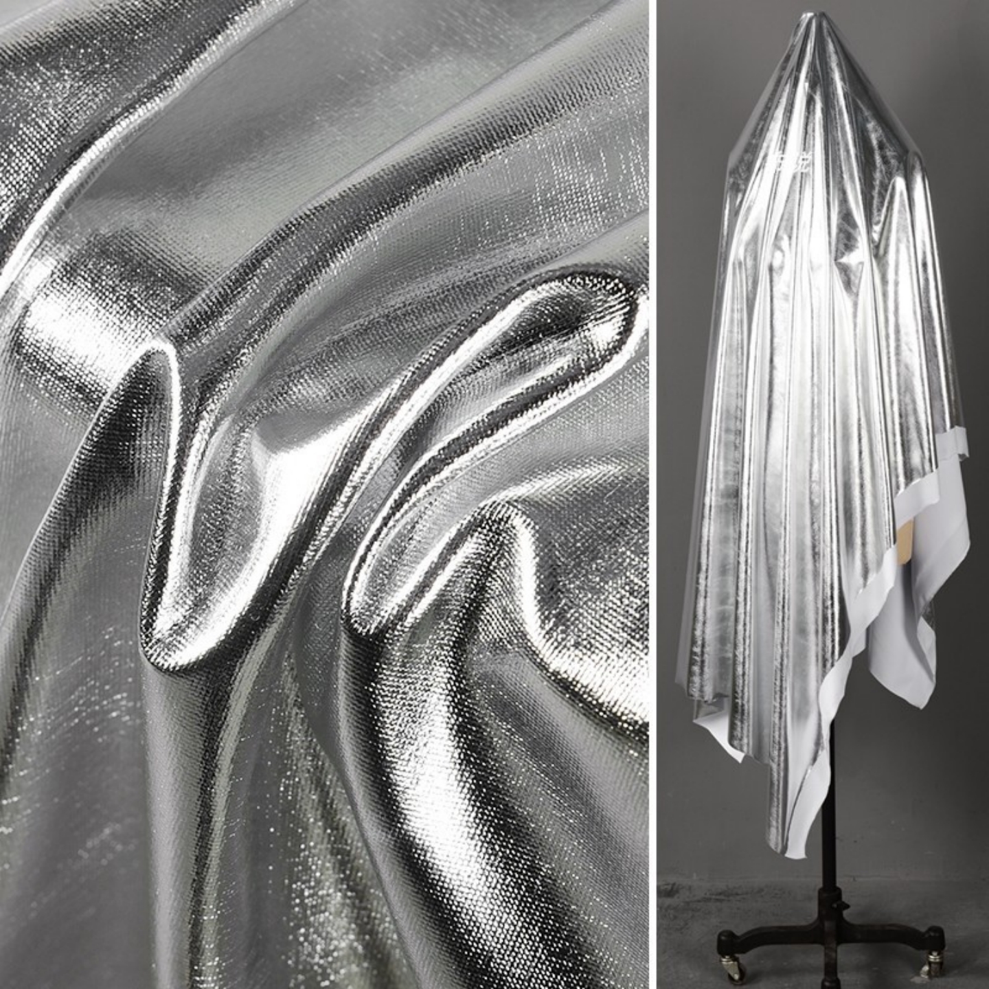 银色满版烫金布演出服背景装饰