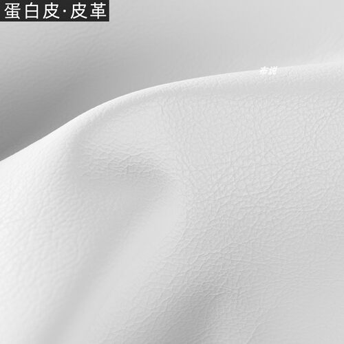 白色蛋白皮革柔软防水皮衣连衣裙