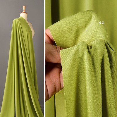 直贡呢针织高弹力柔软透气布料