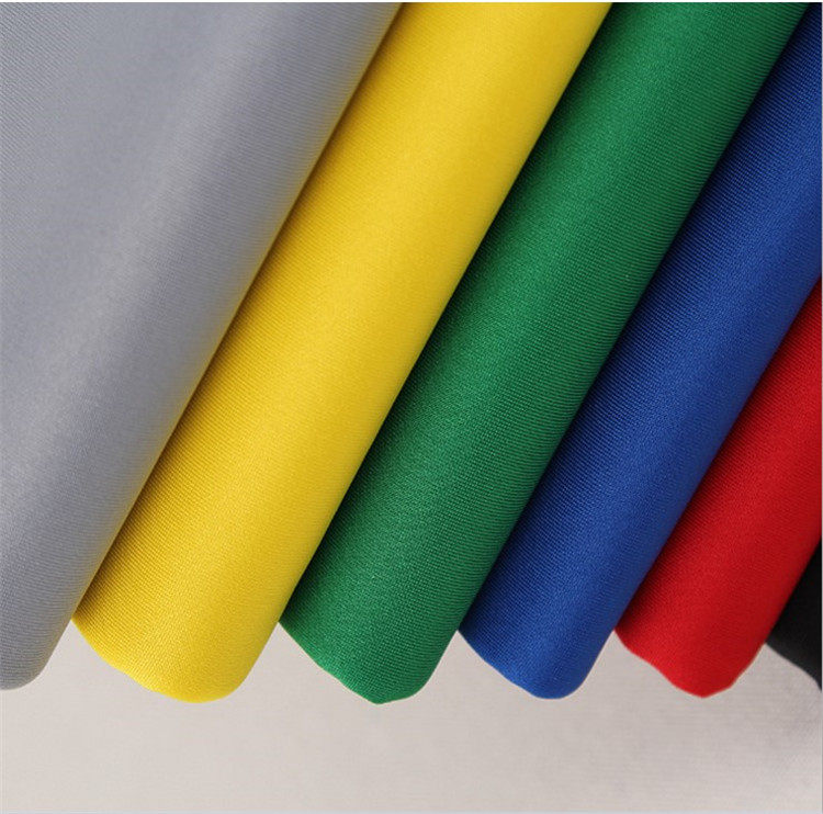 75d涤氨弹力针织高f空气层布料 加密春秋运动装校服卫衣服装面料