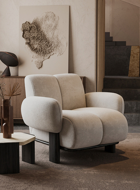 复古法式考拉休闲椅各种户型款客厅阳台卧室简约单人沙发椅