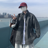 现货1014-PJK52-P98-限128~2025春秋新款双拉链大口袋皮衣夹克男，男装夹克，星座1014