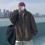 现货1014-PJK52-P98~2025春秋新款双拉链大口袋皮衣夹克男，男装夹克，星座1014