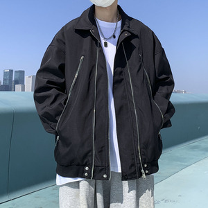 现货春季新款双拉链夹克外套1014-JK6208-p88限控118图片