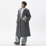 1014-FY928-P148-中长款可拆卸连帽毛呢大衣男冬季保暖加棉加厚，男装棉衣，星座1014