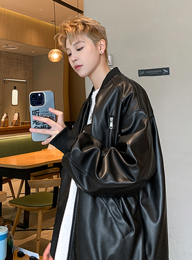 现货大货1014-JK535-P79-2026春季新款皮衣男士皮夹克外套