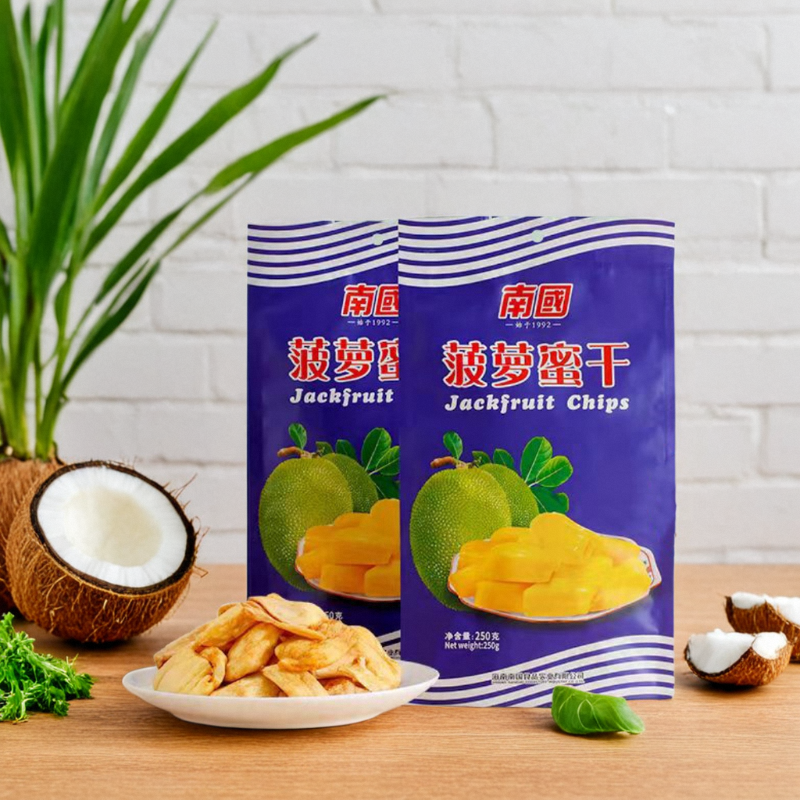南国菠萝蜜干250gX2袋海南特产三亚热带水果菠萝干果脯休闲零食