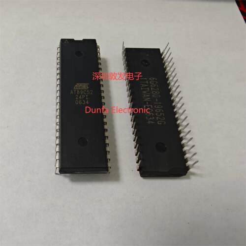 AT89C52-24PI DIP直插封装 全新原装 IC 芯片集成库存 可以直拍