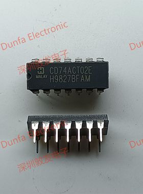 CD74ACT02E DIP直插封装 全新原装 现货IC 芯片集成库存 可以直拍