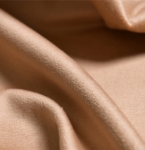 驼色桑蚕丝水波纹双面羊绒780克150宽 款 意大利大牌原单MA X经典