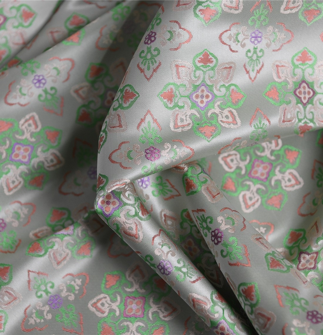 宝莲花 非遗传统国风提花真丝宋锦45姆60丝40天丝140宽 设计师,居家布艺,海绵垫/布料/面料/手工diy,淘宝优惠券,粉丝福利购,淘宝优惠卷