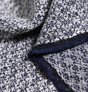 巴黎之梦 Cha大牌订单重磅编织艺术小香风粗花呢800克40羊毛150宽