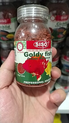 兰寿狮子头饲料观赏鱼鱼粮海腾siso增色头型增大发育小饼专用鱼食