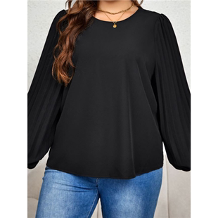 plus women size 女装 lady blouse shirts 秋冬大码 fat 上衣