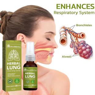 Clear Cleanser Dry Herbal Nasal Spray Lung 30ml Smokers Thro