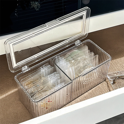 首饰收纳盒防氧化透明手镯项链专用首饰盒便携密封袋水晶手链盒子