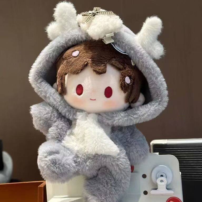 时代峰峻四代生日娃15cm娃衣恋与深空20cm娃衣棉花娃娃衣服连体衣