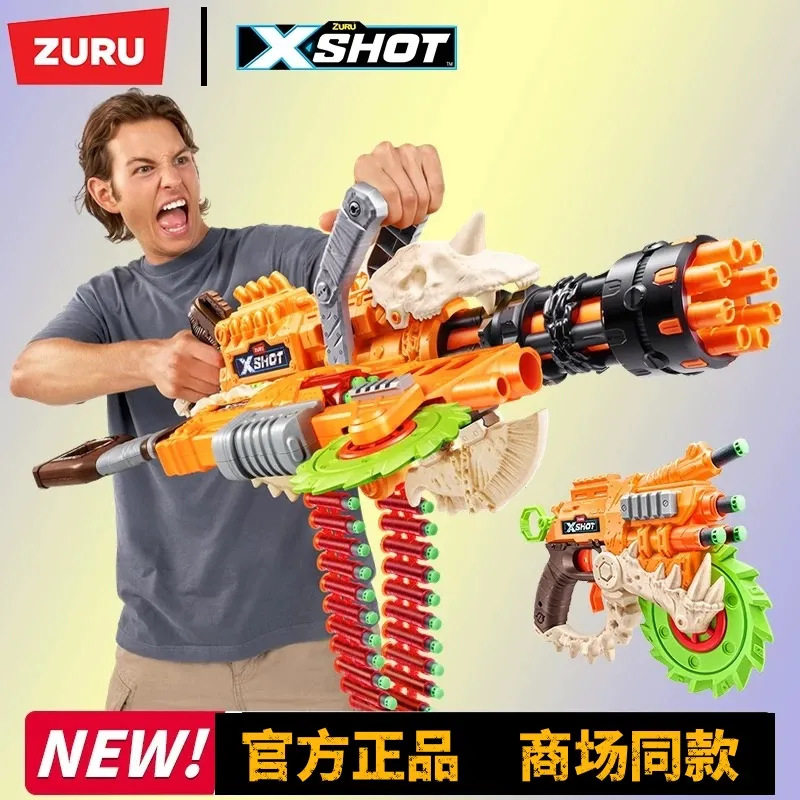 正品ZuruX特攻泡沫软弹枪儿童男孩涡轮发射器大号玩具猎枪生日礼